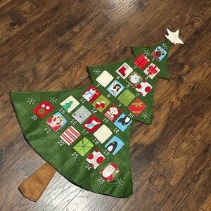Pottery Barn Kids Green Advent Calendar Tree